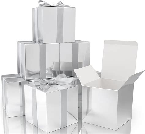 6x6x6 metal box|6x6x6 gift box with lid.